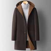 Classic Wool Hooded Coat